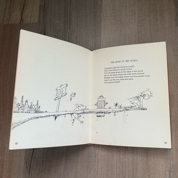 1980’s Vintage Hardback - Where the Sidewalk Ends Book by Shel Silverstein - Picture 6 of 12